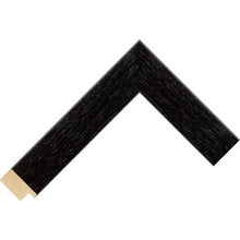 Load image into Gallery viewer, Black stain finish flat frame 29mm wide
