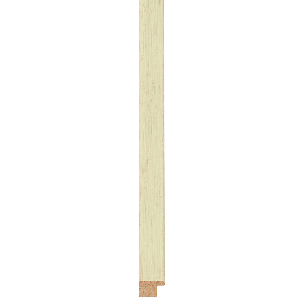 Ivory grained wooden frame