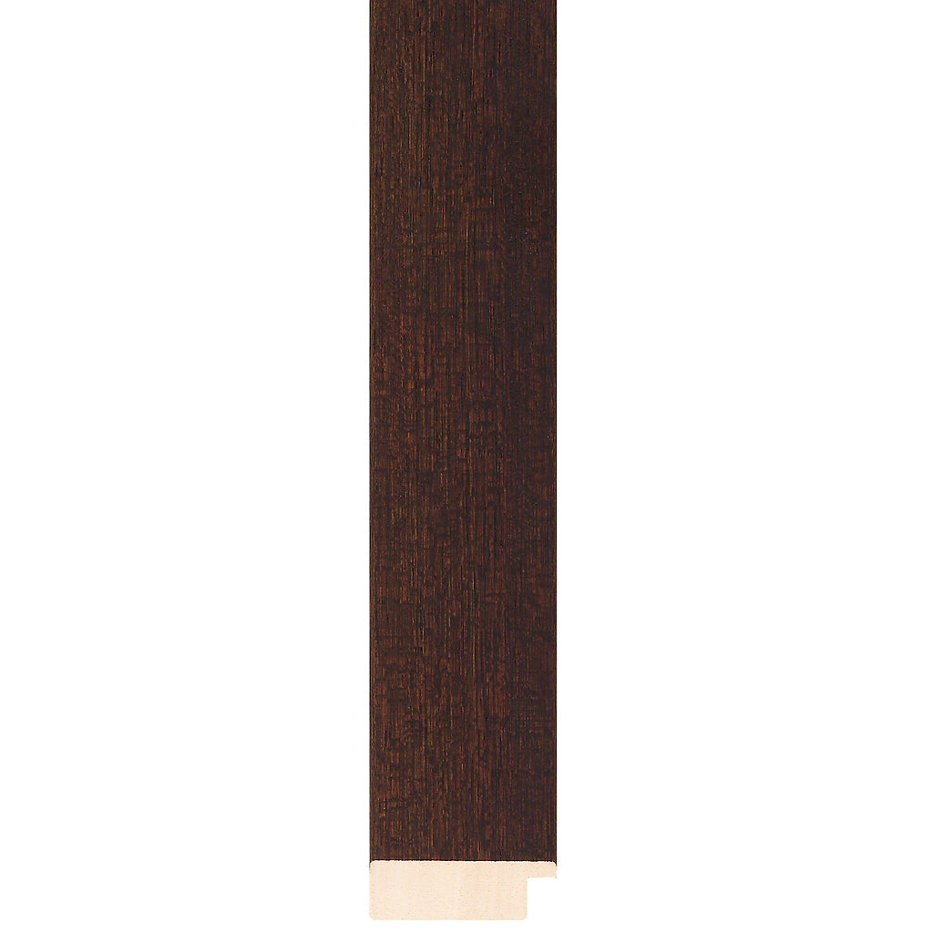 Walnut stain flat frame