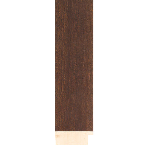 Walnut wide flat picture frame