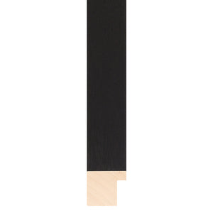 Black stain finish flat box frame 40mm wide