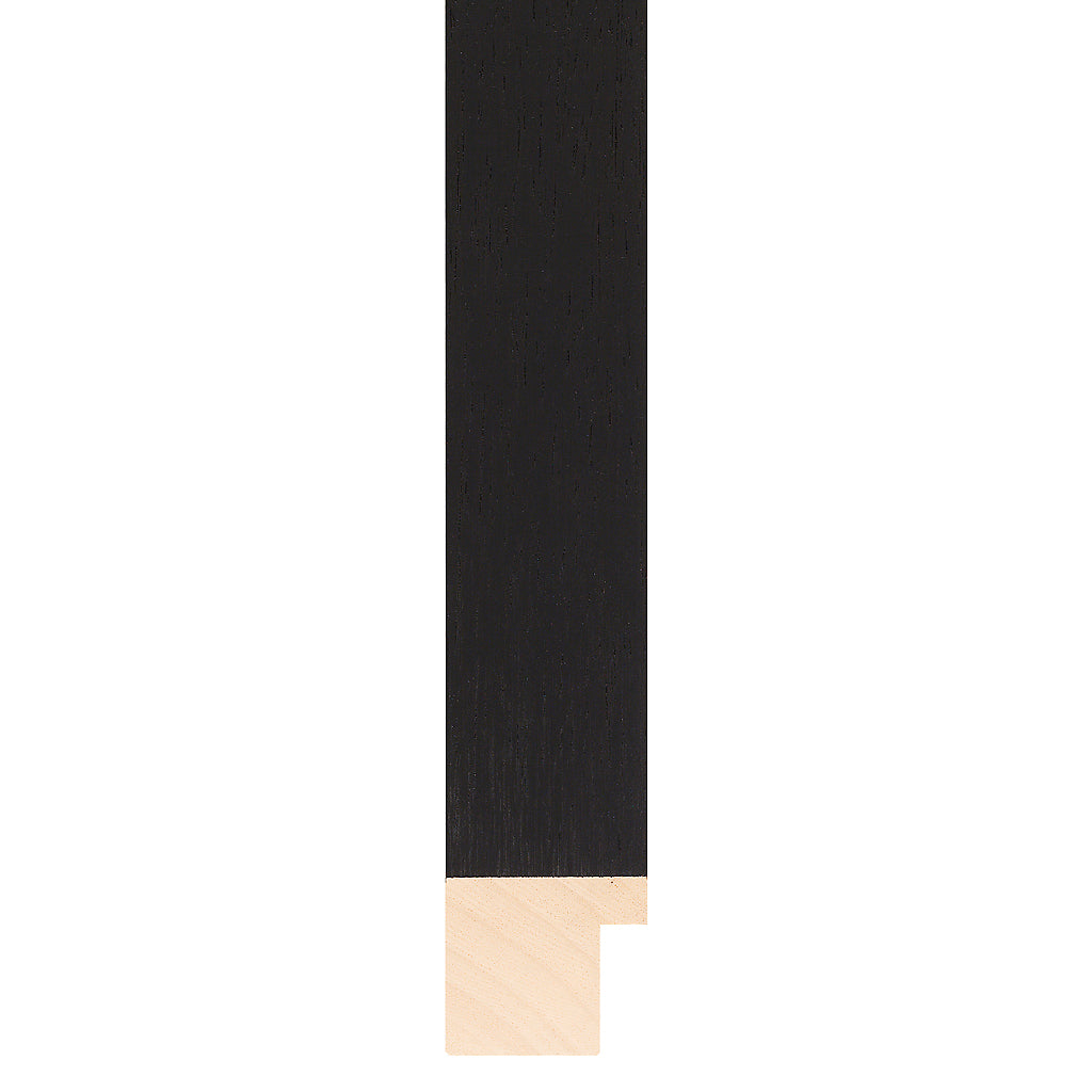 Black stain finish flat box frame 40mm wide