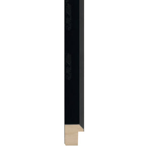 Black paint finish flat with a bevel profile frame 23mm wide