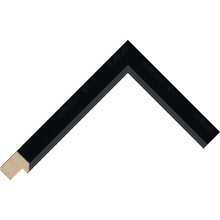 Load image into Gallery viewer, Black paint finish flat with a bevel profile frame 23mm wide
