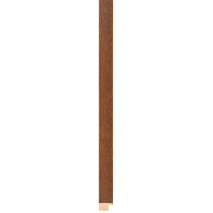 Dark walnut stain flat frame