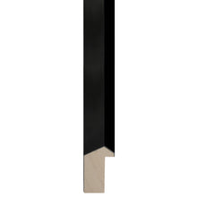 Load image into Gallery viewer, Black paint finish flat with a bevel profile frame 27mm wide
