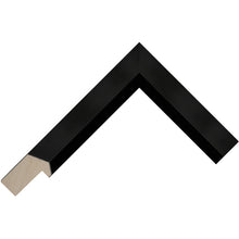 Load image into Gallery viewer, Black paint finish flat with a bevel profile frame 27mm wide
