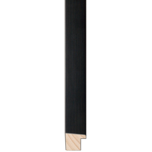 Black brushed frame