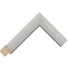 Load image into Gallery viewer, Silver brushed flat box frame 31.8mm wide
