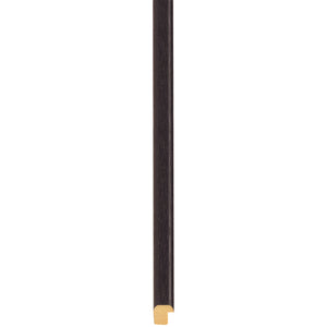 Black stain finish cushion profile frame 12mm wide