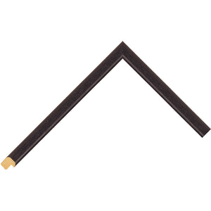 Black stain finish cushion profile frame 12mm wide
