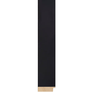 Black matt paint finish flat frame 53mm wide