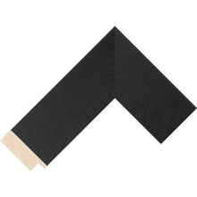 Load image into Gallery viewer, Black brushed paint finish flat profile frame 53mm wide
