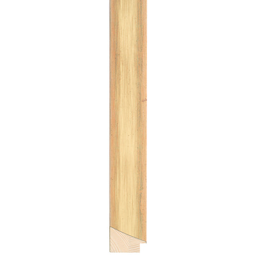 Champagne bevelled wooden frame