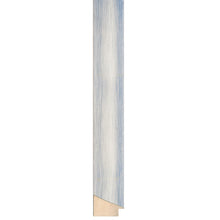 Load image into Gallery viewer, Silver/Blue bevel style frame 40mm wide
