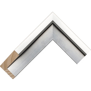 Silver canvas box frame 44.5mm wide