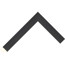 Load image into Gallery viewer, Black brushed paint finish flat profile frame 23mm wide
