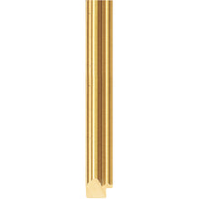 Load image into Gallery viewer, Gold ribbed design picture frame
