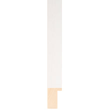 Load image into Gallery viewer, White stain finish flat deep rebate frame 27mm wide
