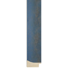 Load image into Gallery viewer, Blue hand finished effect wooden frame

