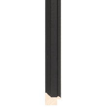 Load image into Gallery viewer, Black stain finish scoop profile frame 30mm wide

