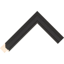 Load image into Gallery viewer, Black stain finish scoop profile frame 30mm wide
