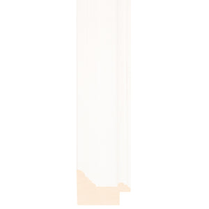 White stain finish spoon frame 52mm wide