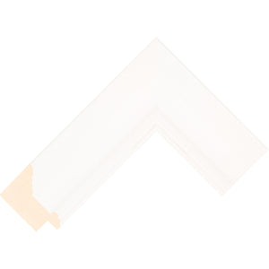 White stain finish spoon frame 52mm wide