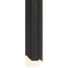 Load image into Gallery viewer, Black stain finish scoop profile frame 52mm wide

