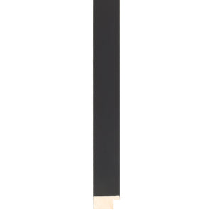 Black matt paint finish flat frame 25mm wide