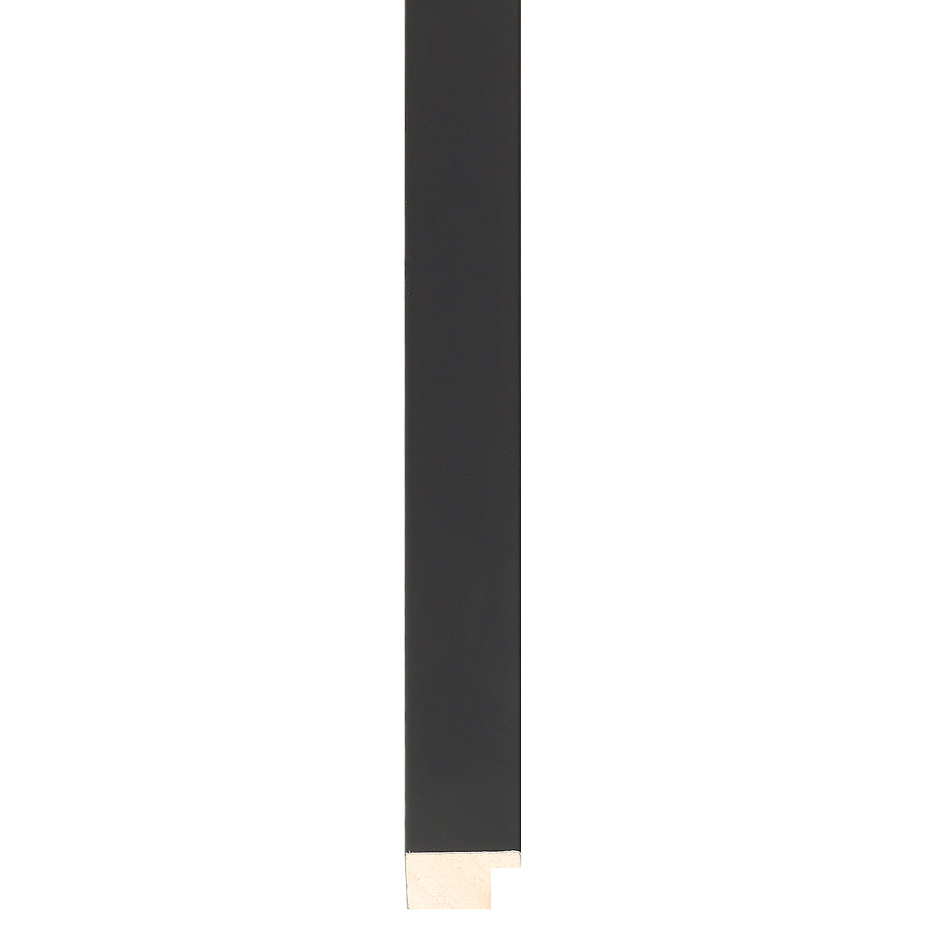 Black matt paint finish flat frame 25mm wide