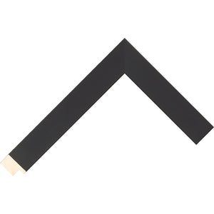 Black matt paint finish flat frame 25mm wide