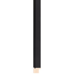 Black paint finish Flat with bevel profile frame 22.5mm wide