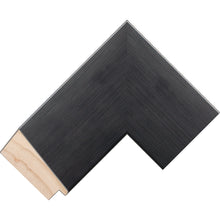 Load image into Gallery viewer, Black brushed wide flat frame 76.2mm wide
