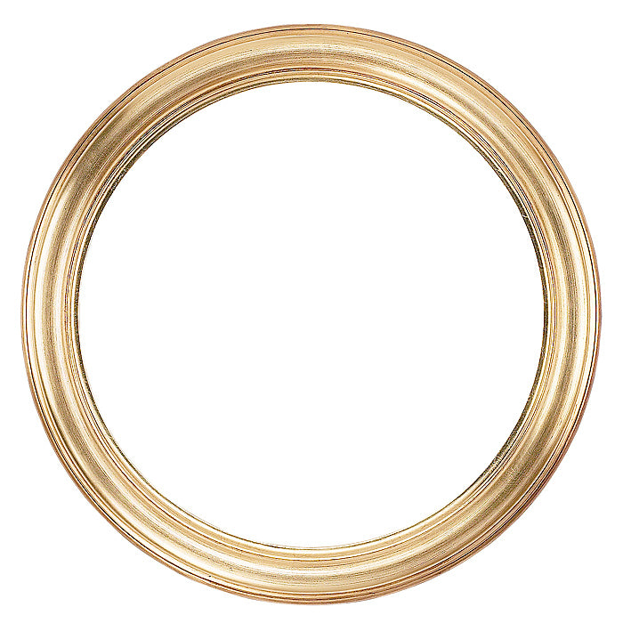 Gold Circle Picture Frame