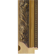 Load image into Gallery viewer, Gold ornate frame 59mm wide
