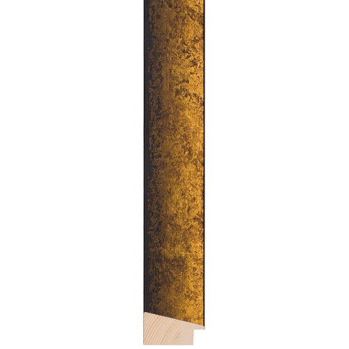 Gold and Black mottled bevel picture frame