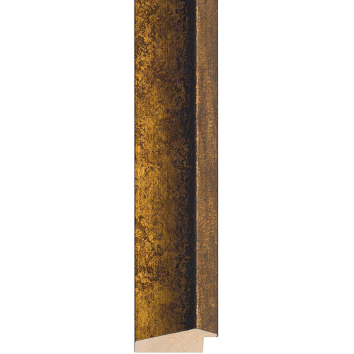 Gold and black mottled reverse profile frame