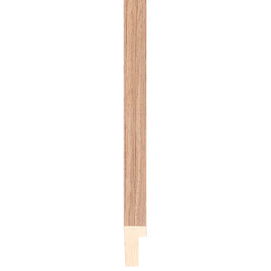 Light Walnut Wood Veneer 19mm wide deep rebate frame