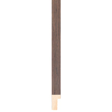 Load image into Gallery viewer, Mocha Wood Veneer 19mm wide deep rebate frame
