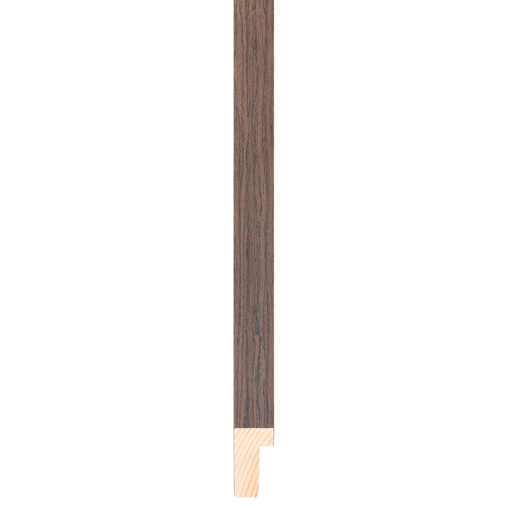 Mocha Wood Veneer 19mm wide deep rebate frame
