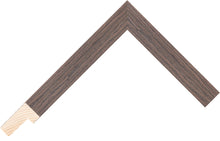 Load image into Gallery viewer, Mocha Wood Veneer 19mm wide deep rebate frame

