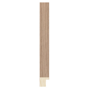 Oak wood veneer flat frame 20mm wide