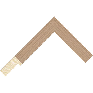 Oak wood veneer flat deep rebate frame 25mm wide
