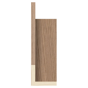 Oak wood veneer finish canvas box frame 55mm wide