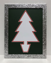 Load image into Gallery viewer, Christmas Tree Frame. Glitter finish
