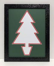 Load image into Gallery viewer, Christmas Tree Frame. Glitter finish
