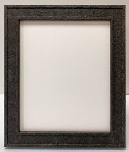 Steel rust effect wooden picture frame