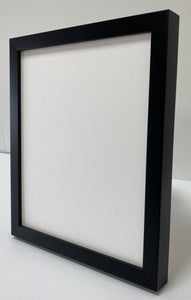 Deep Black Box Wooden Picture Frame (22mm wide)