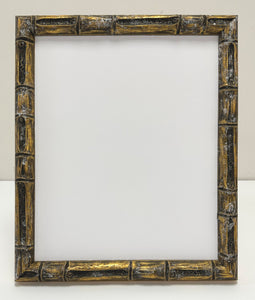 Distressed Gold Bamboo Wooden Picture Frame (26mm)